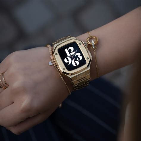 golden concept replica apple watch case|best luxury apple watch case.